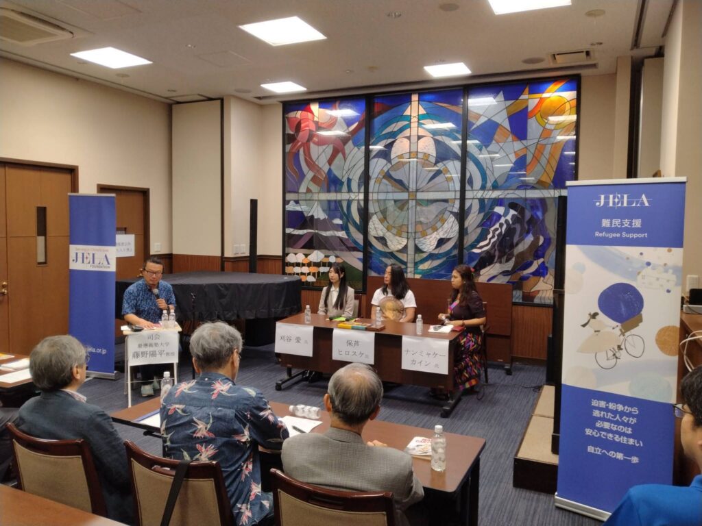 Photo from the panel discussion that focused on Myanmar’s society and culture.